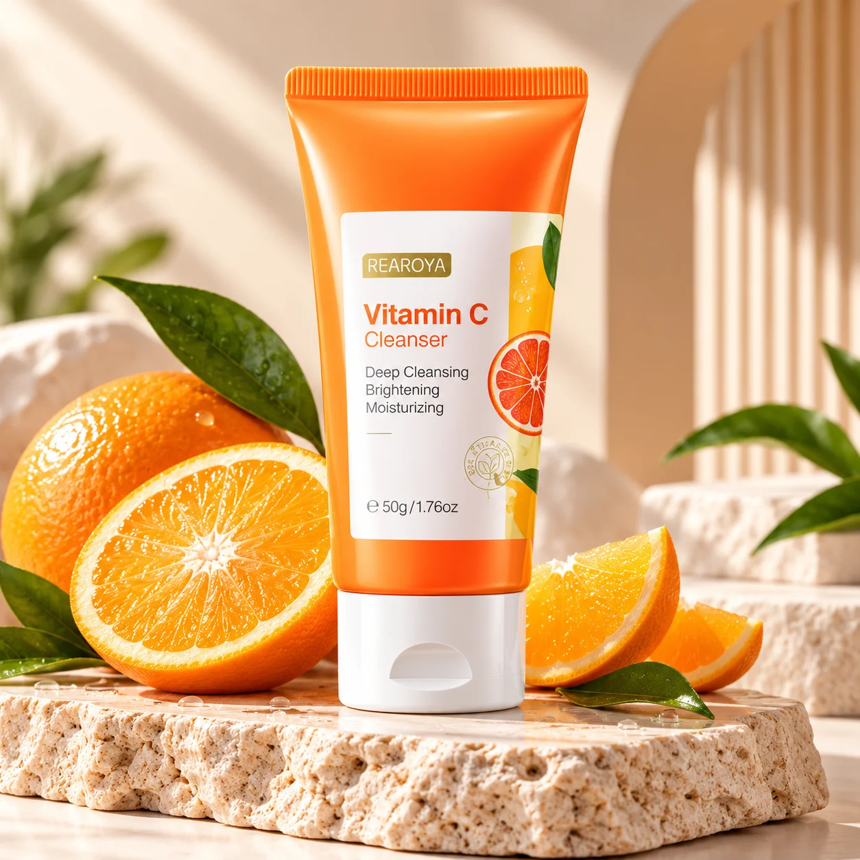 Vitamin C Cleanser Citrus Glow غسول الوجه بفيتامين C لتنظيف وترطيب البشرة بعمق - الصورة 1